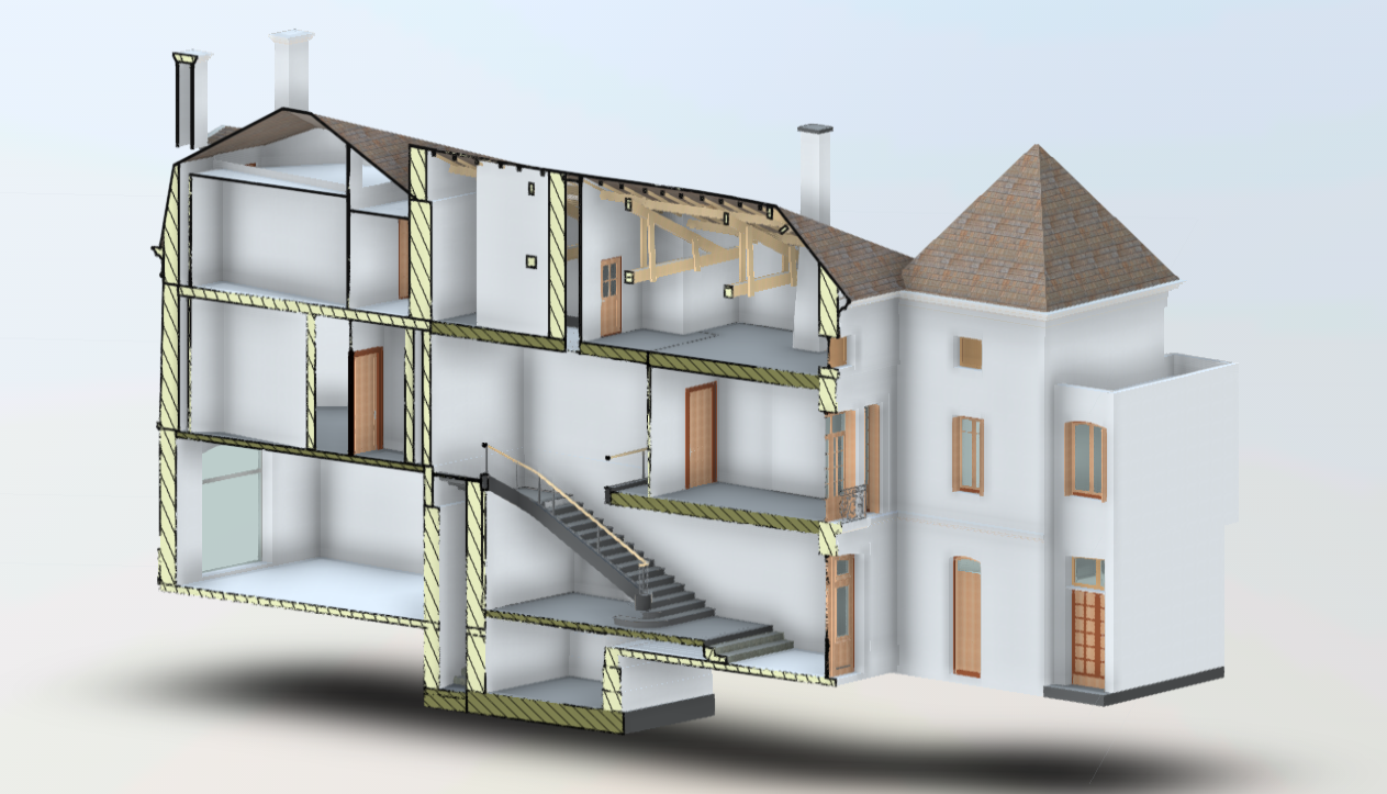 modélisation et plan immobilier