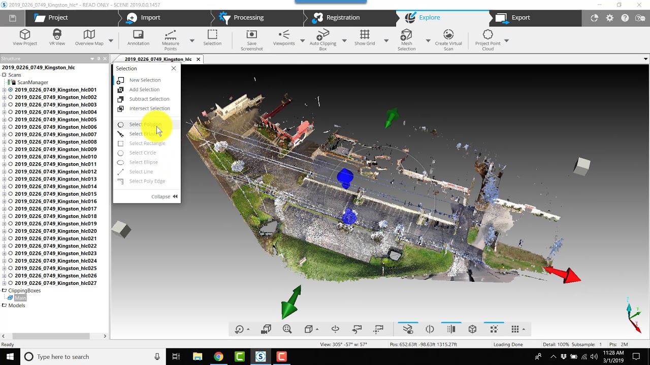 post traitement nuage de ponts innovation 3D